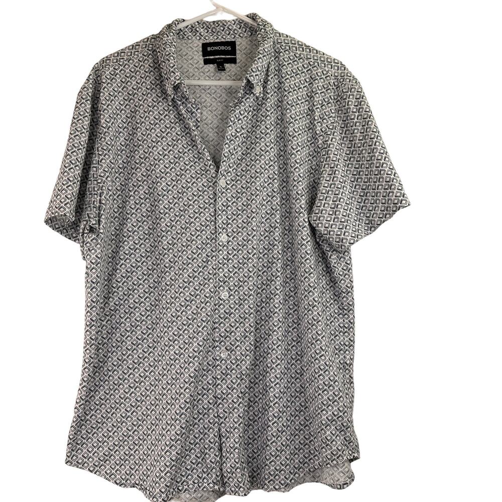 Bonobos Men's Short Sleeve Silky Slim Fit Polo Shirt Size X-Large